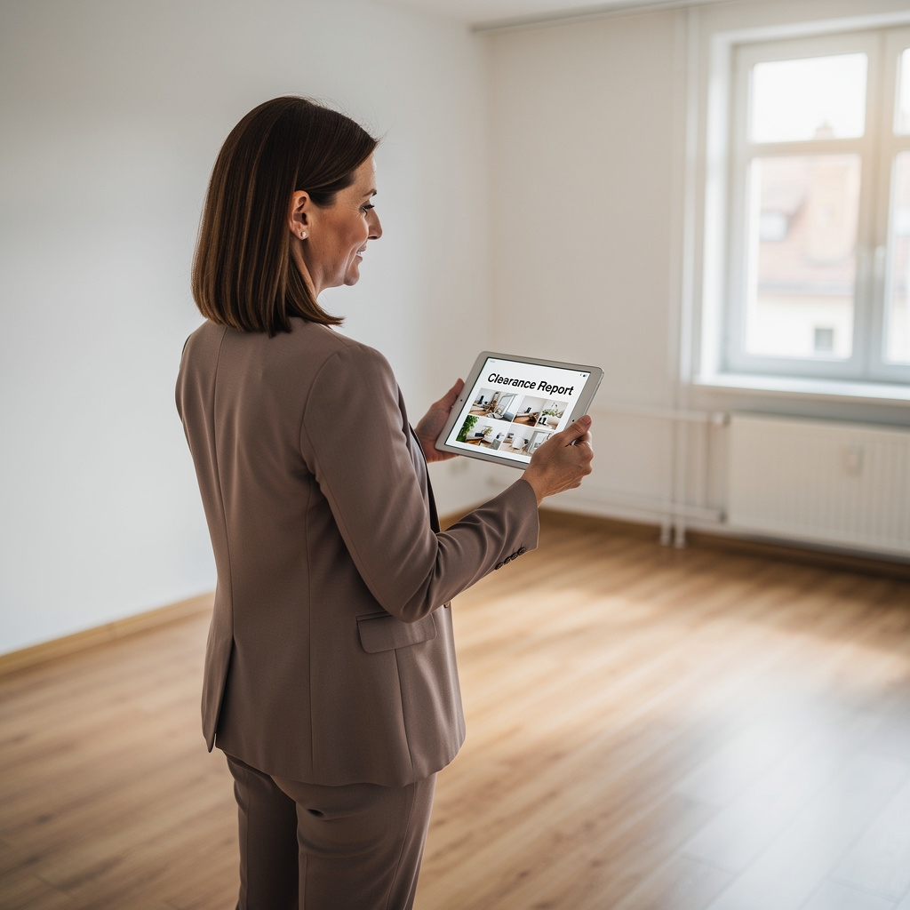 Fotodokumentation einer geräumten Wohnung für Vermieter und Nachlassverwalter
